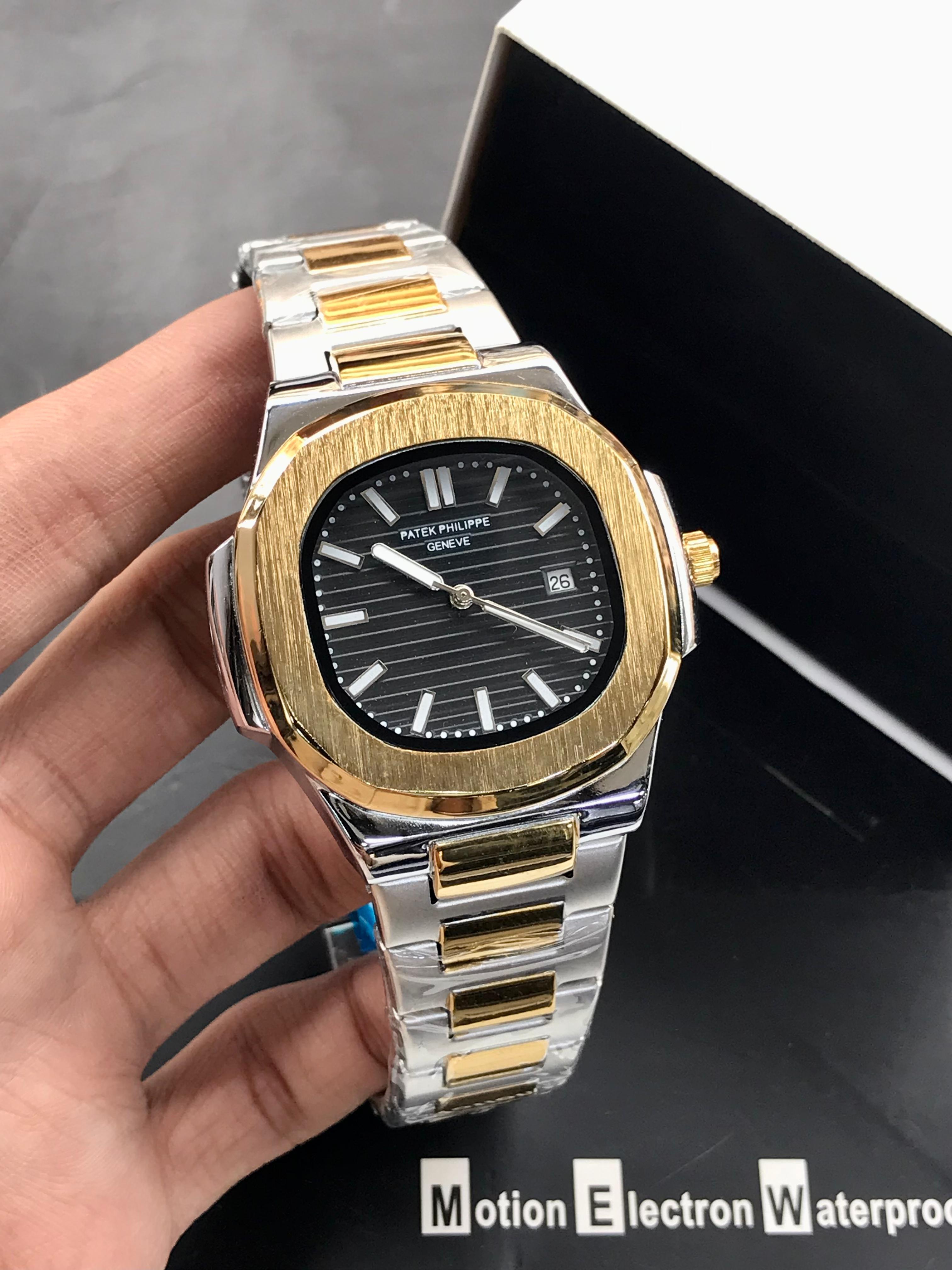Patek Philippe Nautilus - Black and Golden