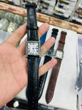 Cartier Tank - Black Strap